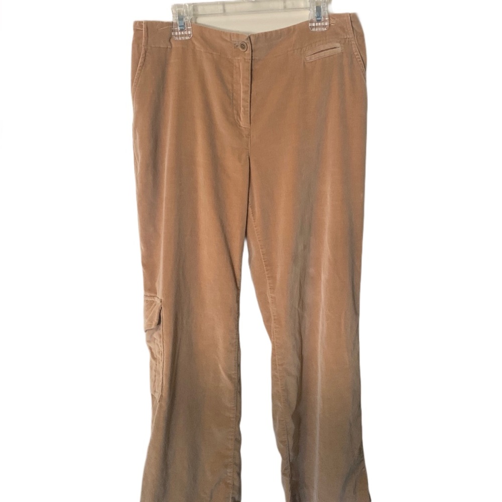 J Jill gold velvet trousers Size 6P